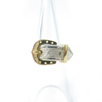 Hermes Ring Main?Fsv925 , Main?F750 Silver Gold Horseshoe Combi Ring Women