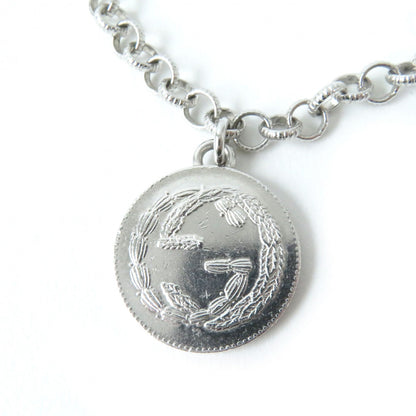 Gucci Bracelet 433499 Main?Fag925 Silver Interlocking G Bee Coin Women 18