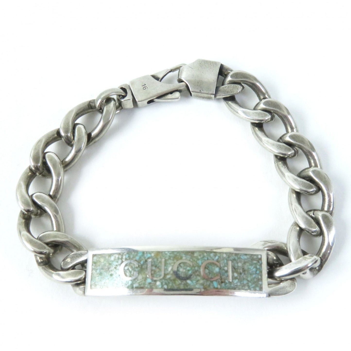 Gucci Bracelet 678712 Main?Fag925 Silver Blue Women 16