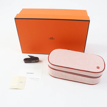 Hermes Cosmetics Pouch 100% Cotton Other