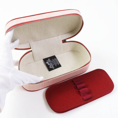 Hermes Cosmetics Pouch 100% Cotton Other
