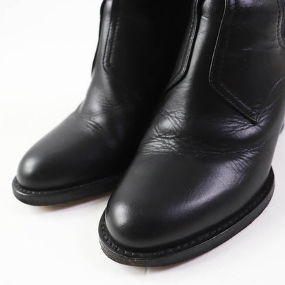Valentino Garavani Short Boots Uw2S0Z80 Leather Black 35 1/2