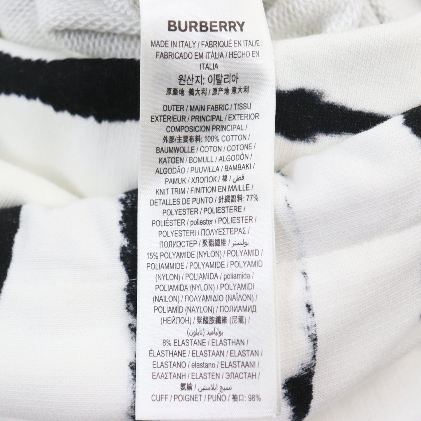 Burberry Hoodie 4563724 Outer Material
