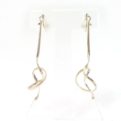 Georg Jensen Earring Main?Fsv925 Silver Forget Me Not Women