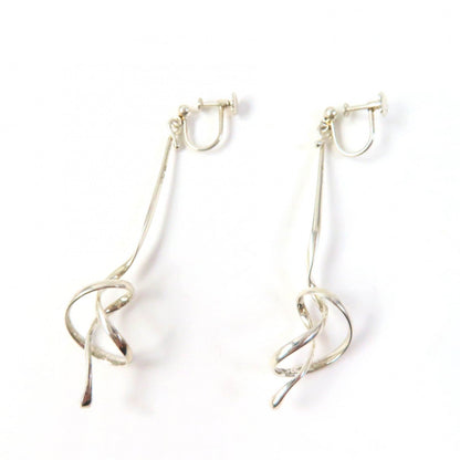 Georg Jensen Earring Main?Fsv925 Silver Forget Me Not Women