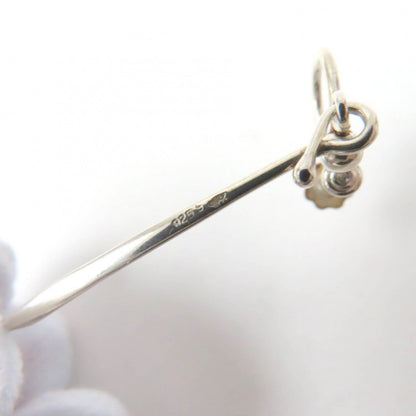 Georg Jensen Earring Main?Fsv925 Silver Forget Me Not Women