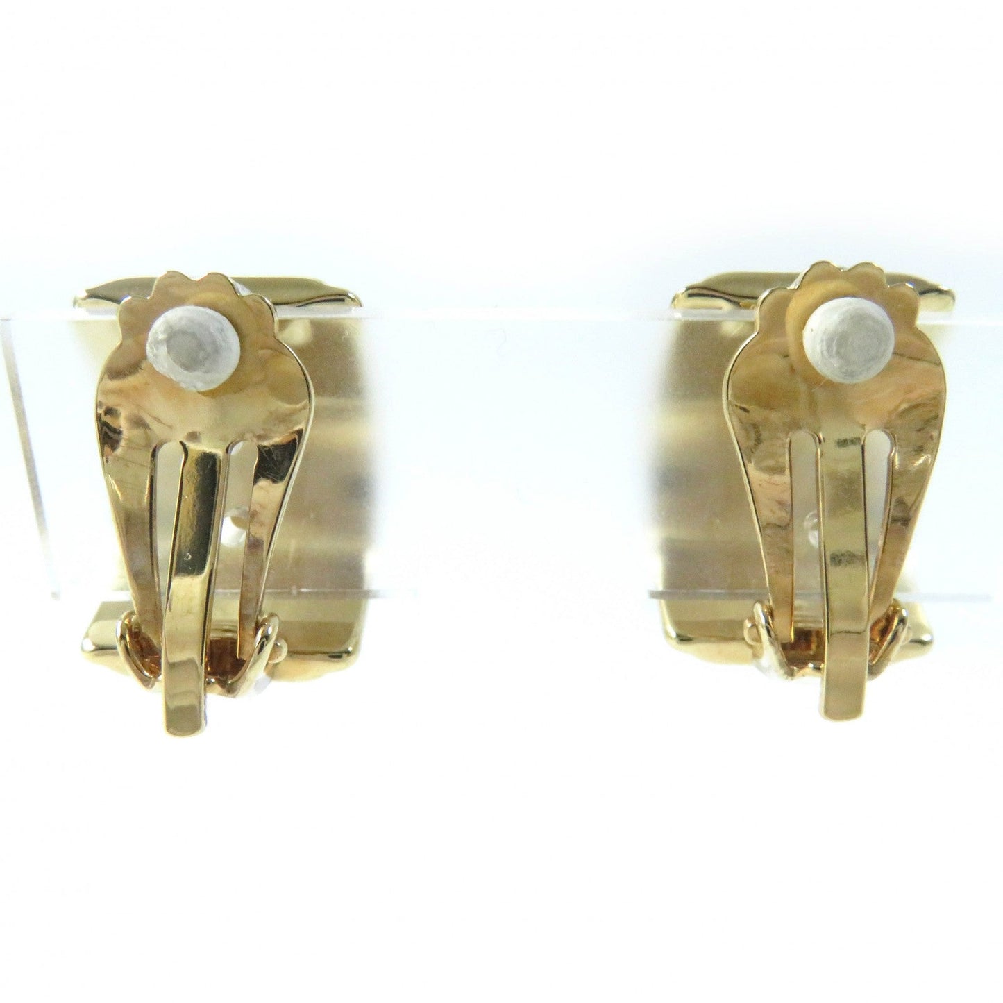 Hermes Earring Gold Plated Blue Pearl Motif Nanappoyaki Emile Women