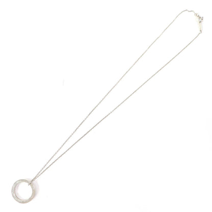 Tiffany&Co. Necklace 1837 Main?Fag925 Silver Circle Pendant Women