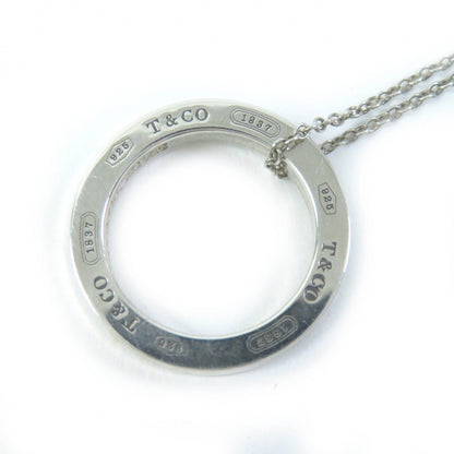 Tiffany&Co. Necklace 1837 Main?Fag925 Silver Circle Pendant Women