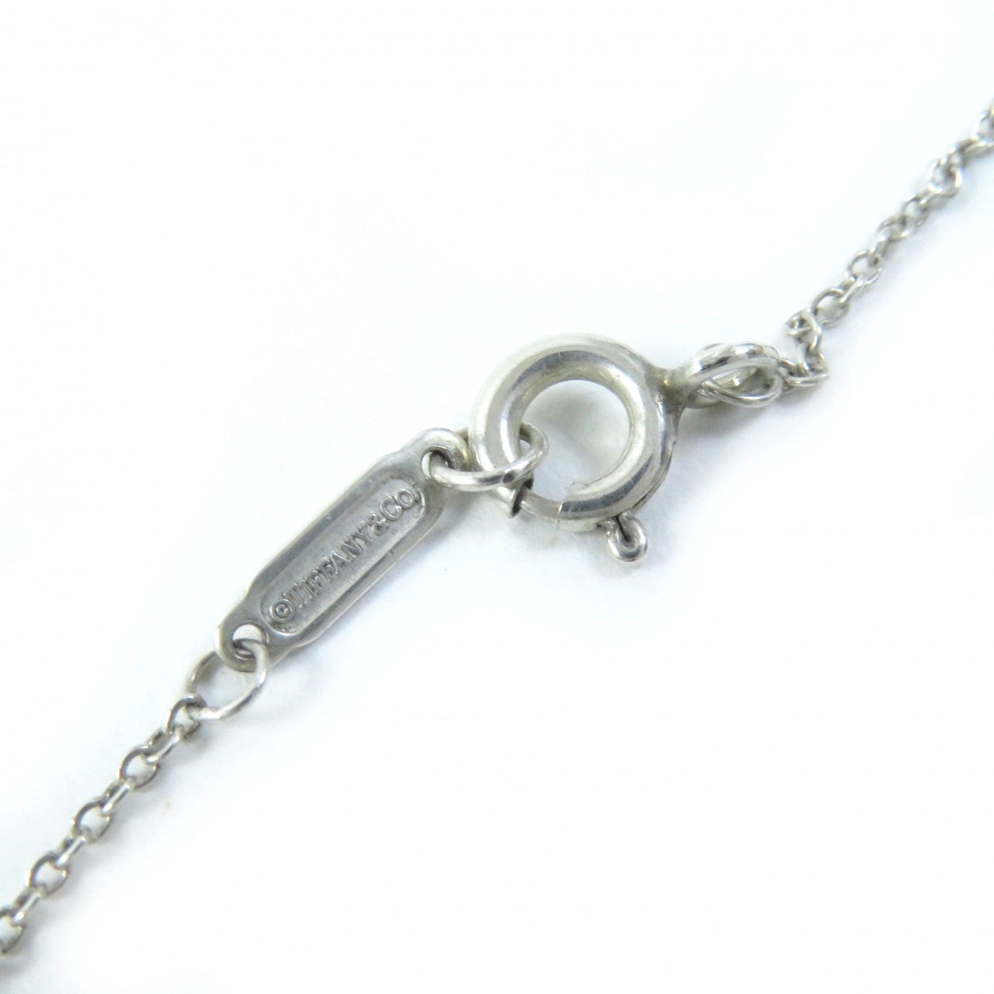 Tiffany&Co. Necklace 1837 Main?Fag925 Silver Circle Pendant Women