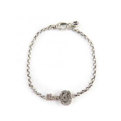 Gucci Bracelet 632207 Main?Fag925 Silver Double G Key Bracelet Women 18