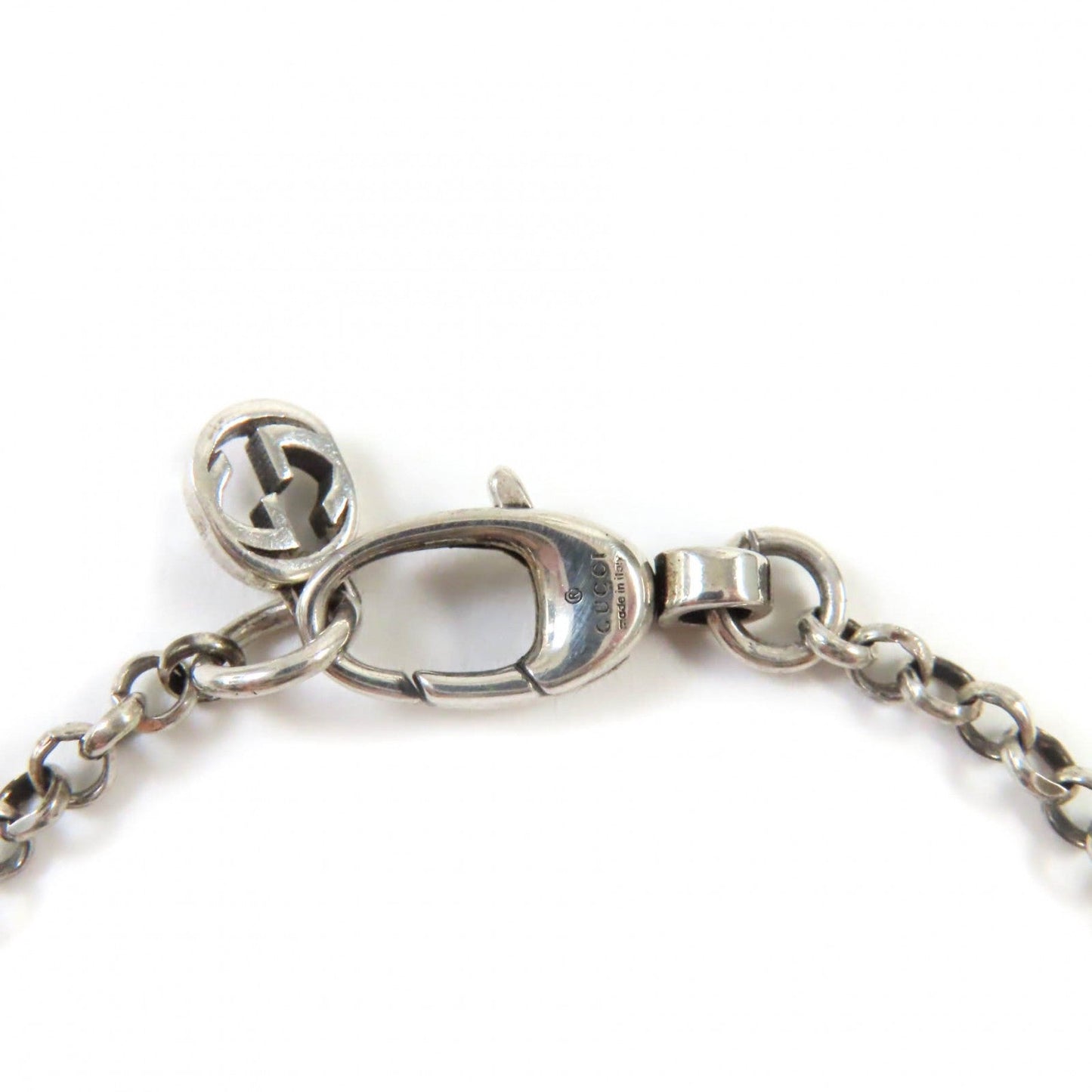 Gucci Bracelet 632207 Main?Fag925 Silver Double G Key Bracelet Women 18