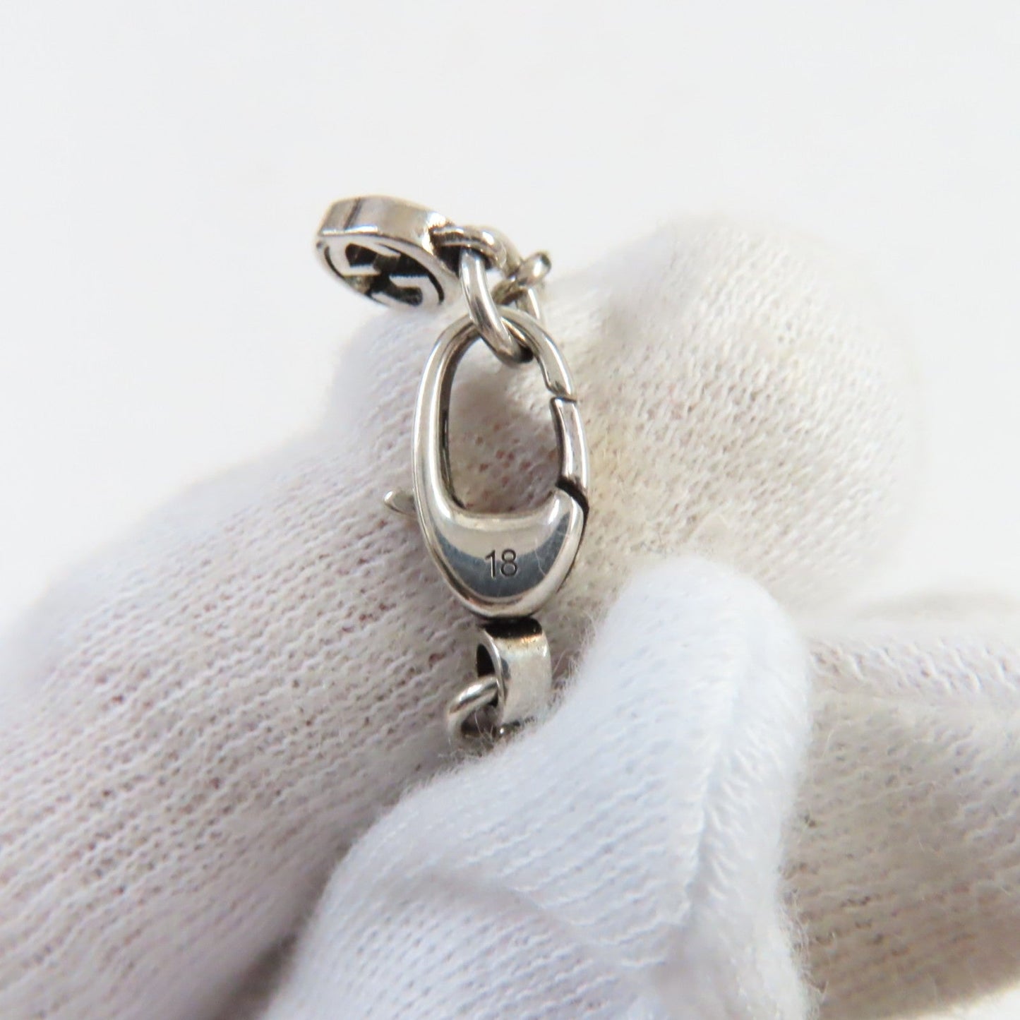 Gucci Bracelet 632207 Main?Fag925 Silver Double G Key Bracelet Women 18