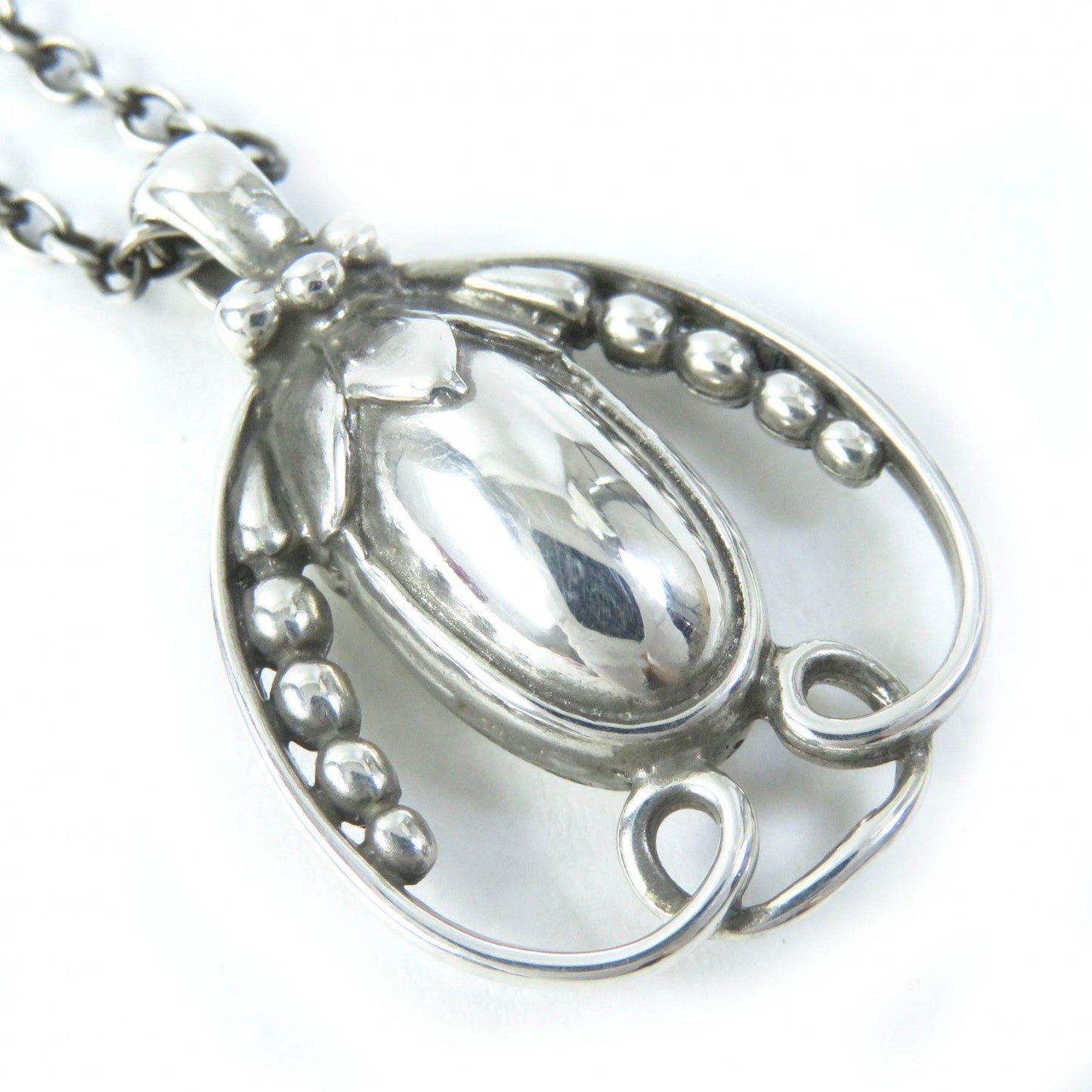 Georg Jensen Necklace 1990 Main?Fsv925 Silver Women