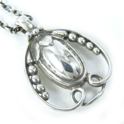 Georg Jensen Necklace 1990 Main?Fsv925 Silver Women