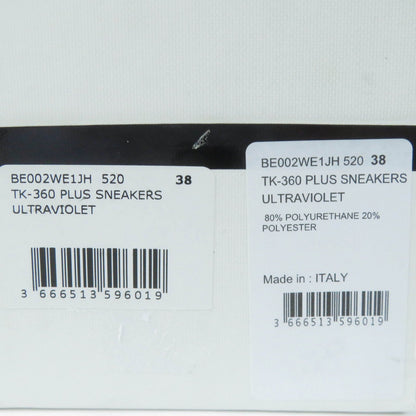 Givenchy Low Cut Sneakers Tk-360 Plus Fabric Purple Women 38