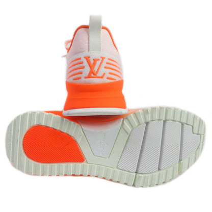 Louis Vuitton Low Cut Sneakers Fabric Neon Orange Vnr Line Mens 6