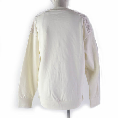 Moncler Sweat Cotton Ivory Felpa Women S