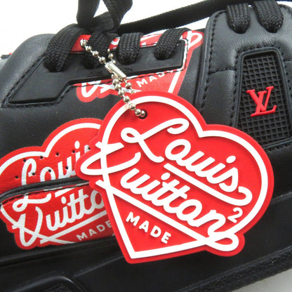 Louis Vuitton Sneakers Leather Two-Tone (Black) Lv Trainer Line 7 1/2