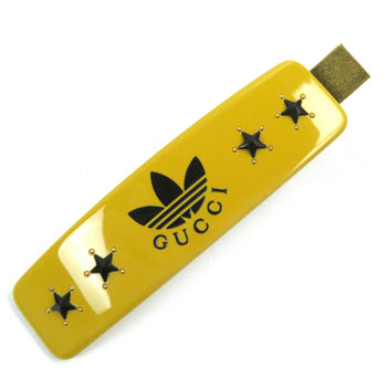 Gucci Hair Accessory 702940 Plastic Yellow Black Women