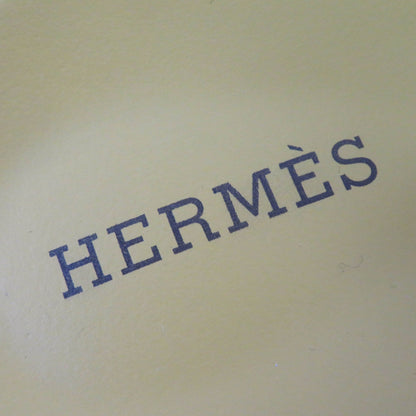 Hermes Sandals Suede Leather Yellow Extra Women 38