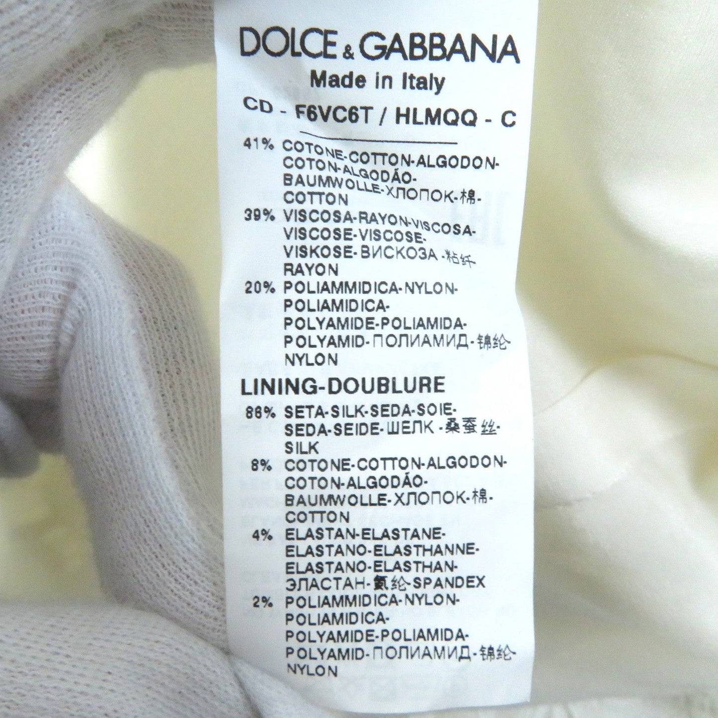 Dolce&Gabbana One Piece F6Vc6T Outer