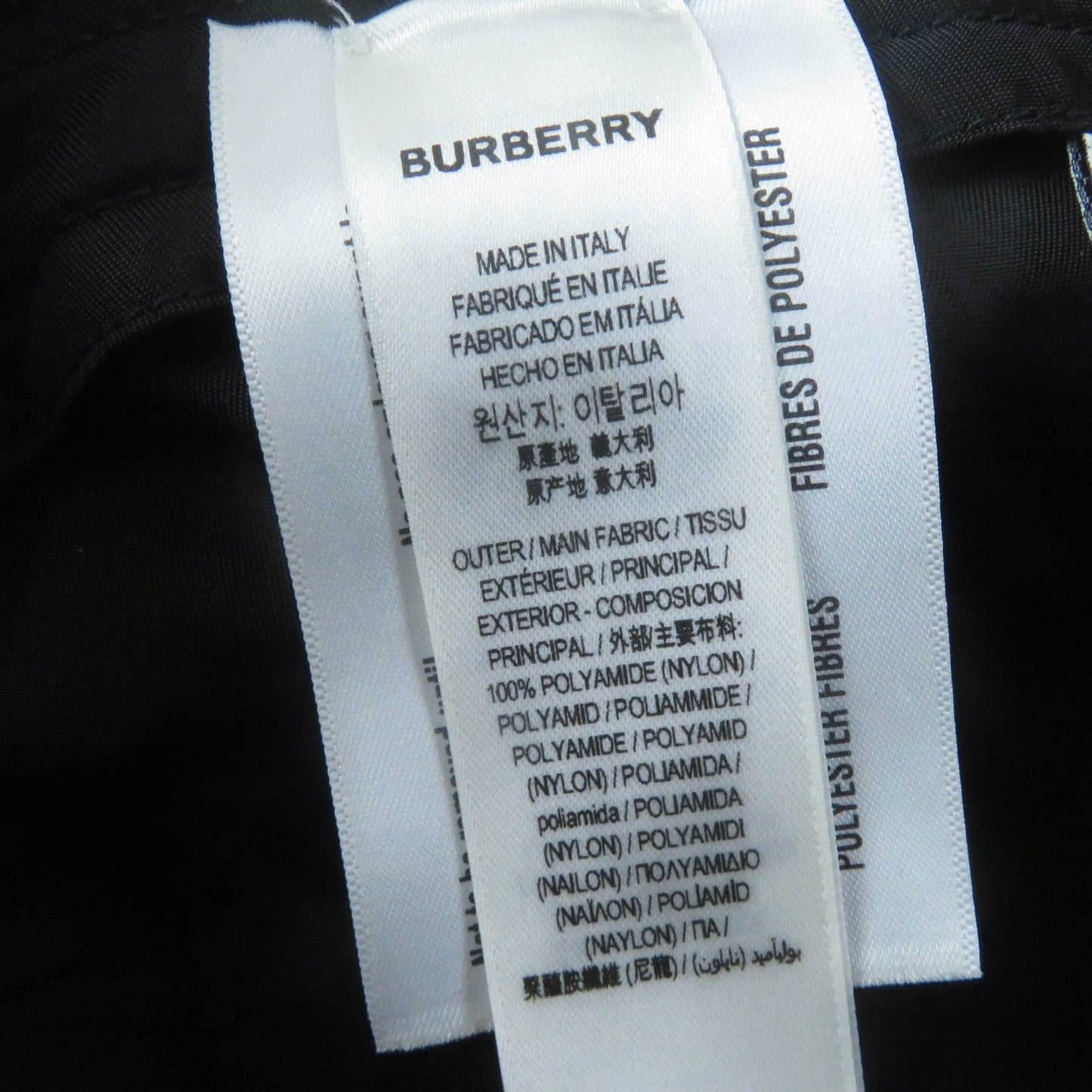 Burberry Hat 8044081 Nylon Black Women M