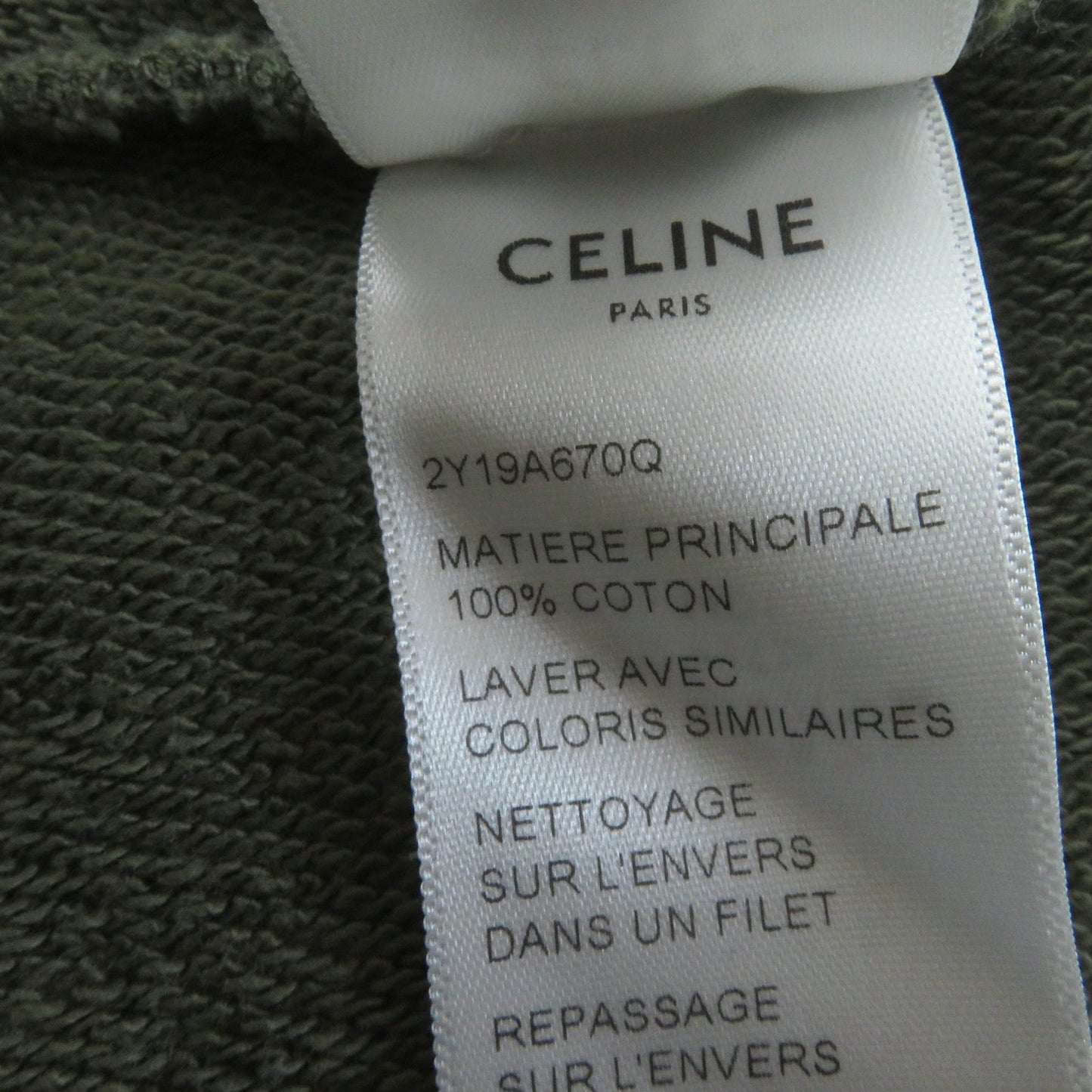 Celine Sweat 2Y19A670Q Main