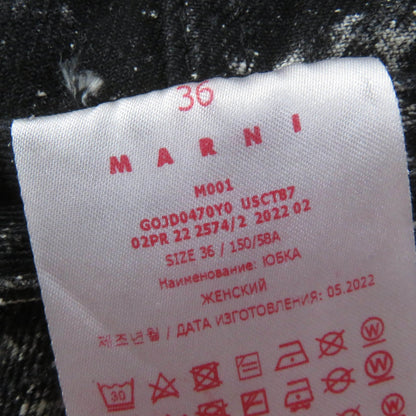 Marni Flare Skirt Gojd0470Y0 Main