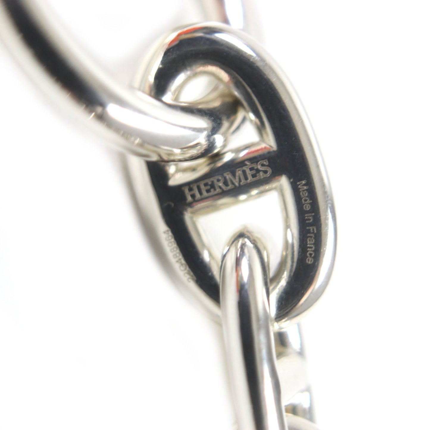 Hermes Bracelet Main?Fsv925 Silver Chene Dunkle Mm Mens