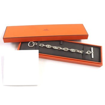 Hermes Bracelet Main?Fsv925 Silver Chene Dunkle Mm Mens