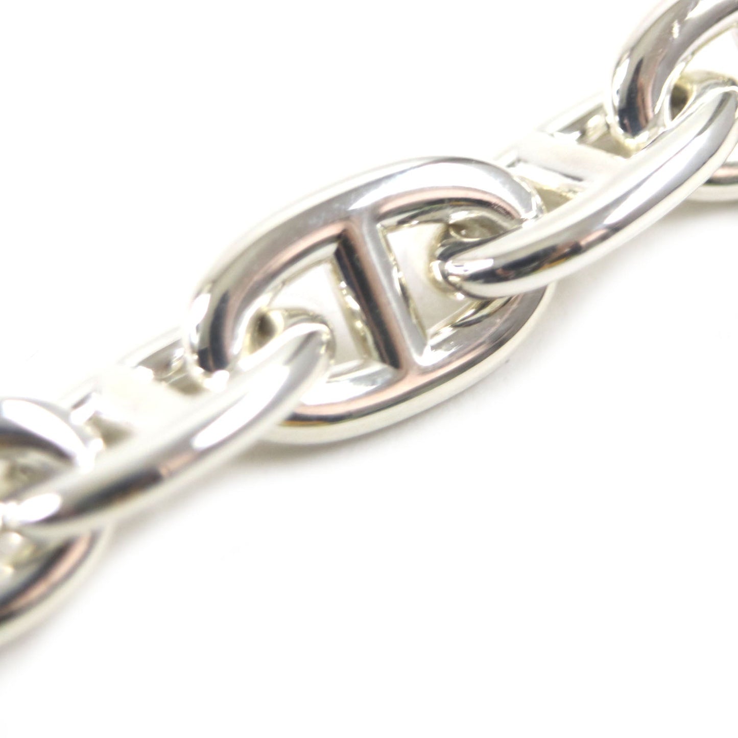 Hermes Bracelet Main?Fsv925 Silver Chene Dunkle Mm Mens