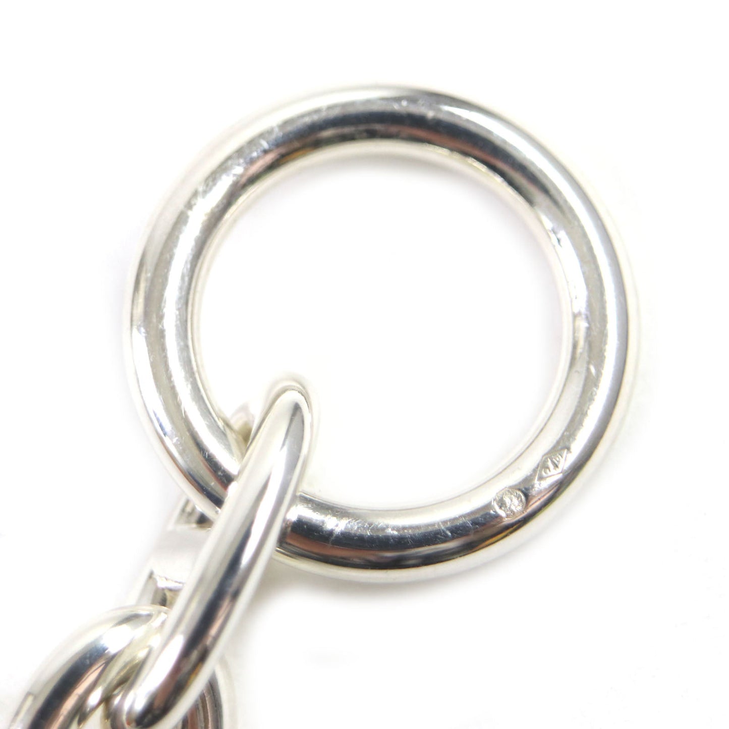 Hermes Bracelet Main?Fsv925 Silver Chene Dunkle Mm Mens