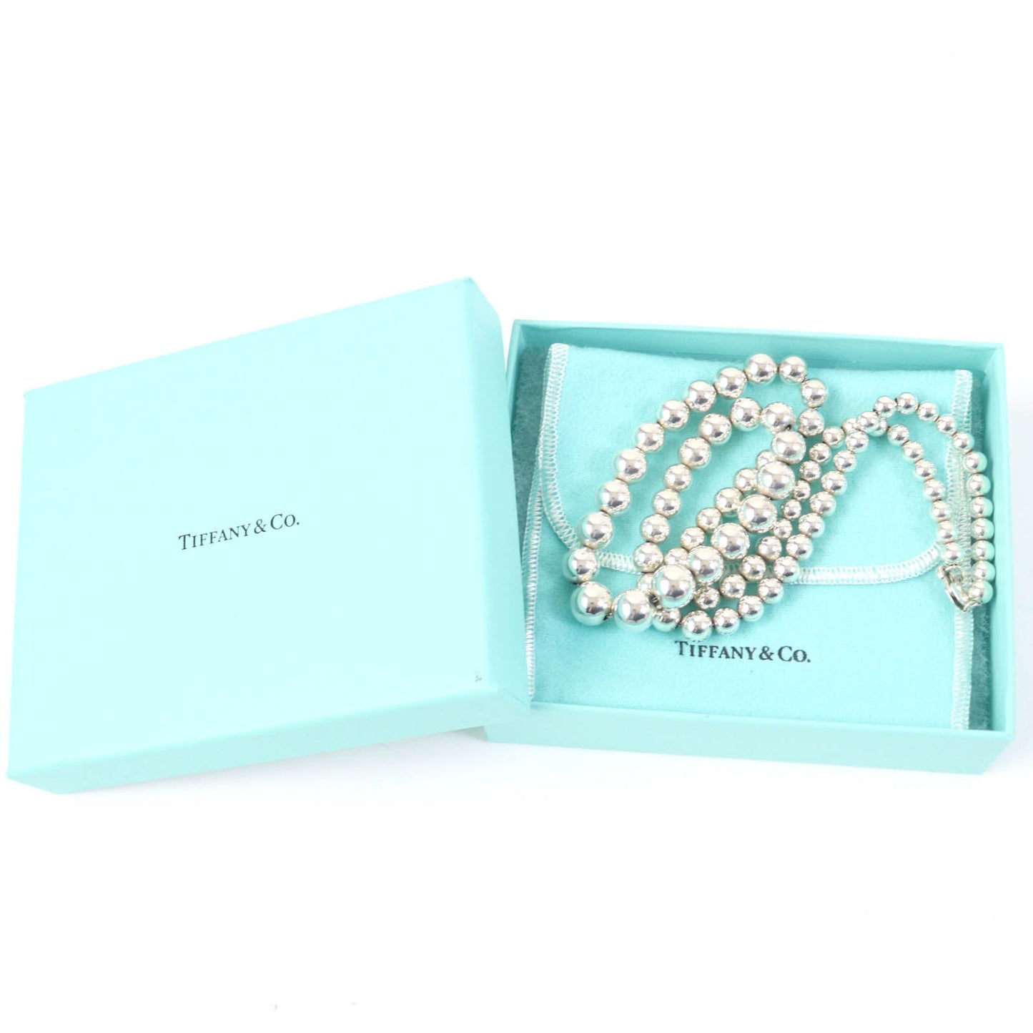 Tiffany&Co. Necklace Main?Fsv925 Silver Hardware Ball Necklace Women