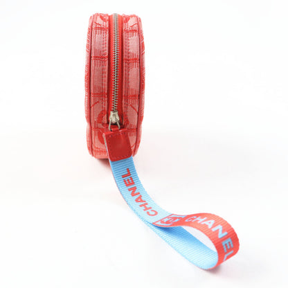 Chanel Pouch 6859809 No Nylon Notation (Nylon Type) Red New Travel Line Women