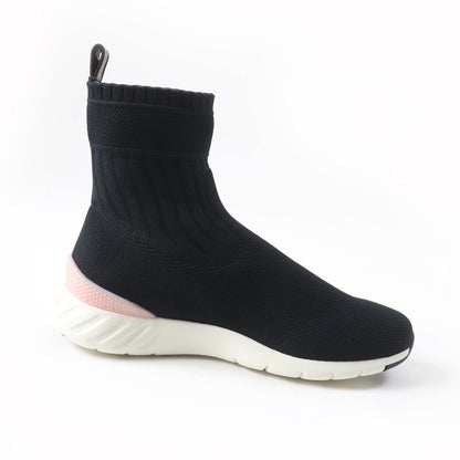 Louis Vuitton Sneakers Fabric Black Aftergame Line Women 37 1/2
