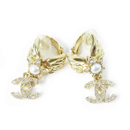 Chanel Earring Abc658 C24C Gold Plated Gold Women