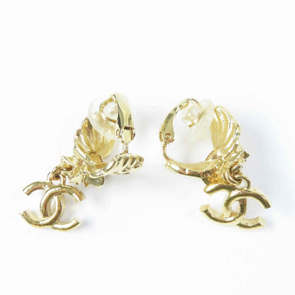 Chanel Earring Abc658 C24C Gold Plated Gold Women
