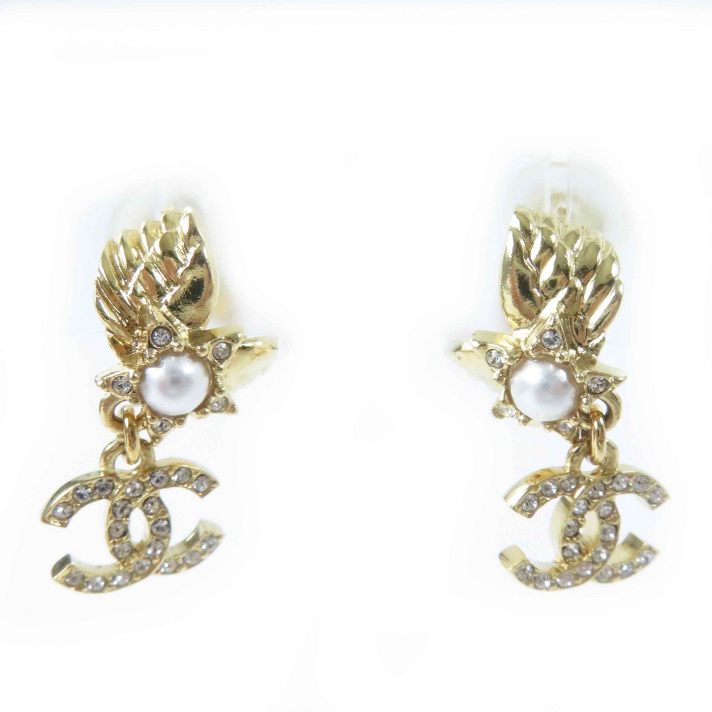 Chanel Earring Abc658 C24C Gold Plated Gold Women