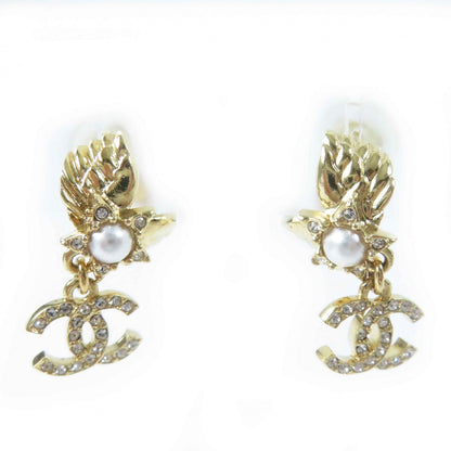 Chanel Earring Abc658 C24C Gold Plated Gold Women