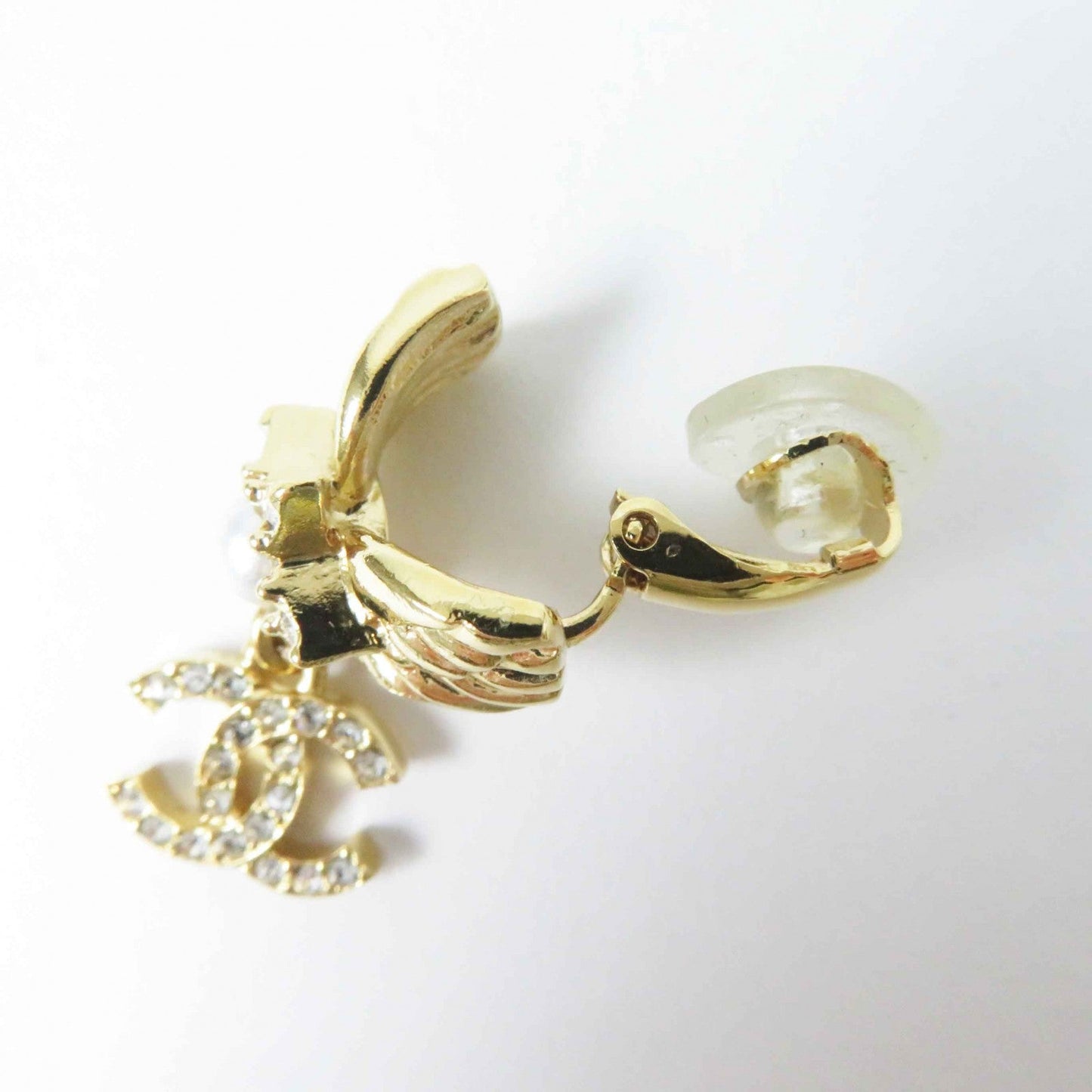 Chanel Earring Abc658 C24C Gold Plated Gold Women