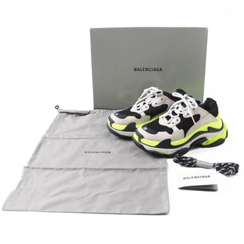 Balenciaga Sneakers 524039 Polyester,Calf Leather,Lambskin Multicolor Triple S Women 35