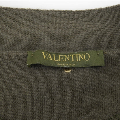 Valentino Cardigan Cashmere Khaki Xs