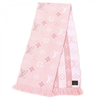 Louis Vuitton Scarf M73057 Wool Crystal Pink Escharp Logo Mania Rainbow