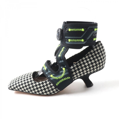 Christian Dior Pumps Houndstooth Weave (Wool), Ultra-Lightweight Neoprene Material, Leather Multi