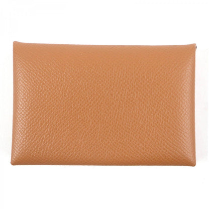 Hermes Coin Case Mainfepsom Caramel Calvi Mens(Unisex)