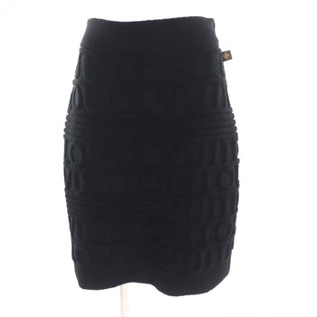 Louis Vuitton Tight Skirt Wool Black M