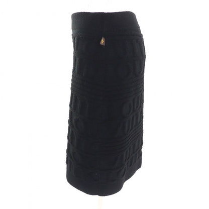 Louis Vuitton Tight Skirt Wool Black M