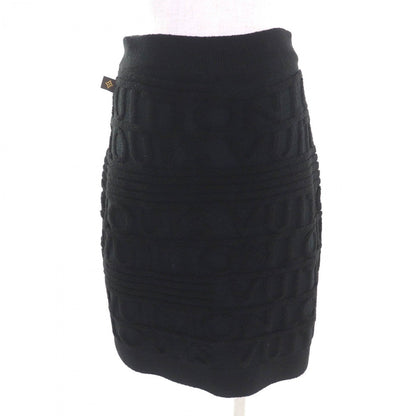 Louis Vuitton Tight Skirt Wool Black M