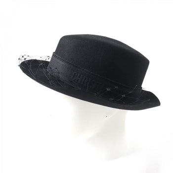 Christian Dior Hat 04Dpn960G893 Rabbit Black 57